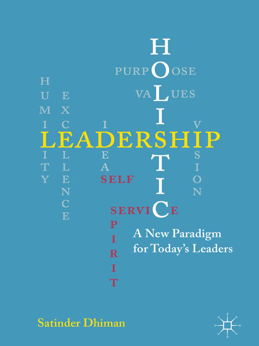 Title details for Holistic Leadership by Satinder Dhiman - Available